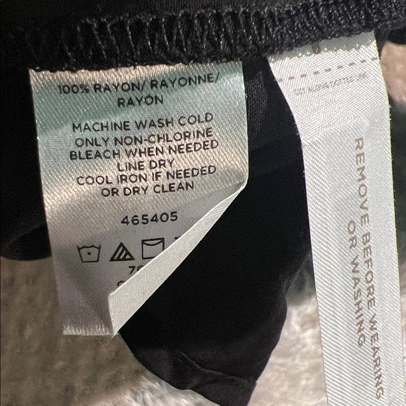 LOFT Black short Sleeve Dress with Button Detail - Picture 4 of 7